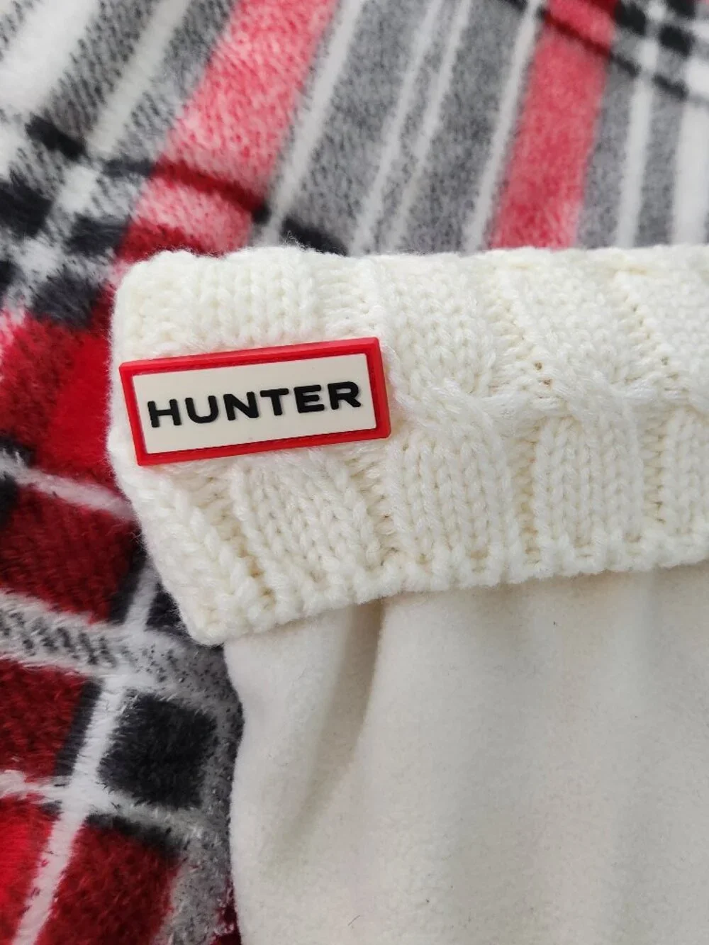 NWOT HUNTER Hunter Womens Half Cardigan Tall Boot Socks  M